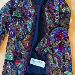 New  Black Tie by Oleg Cassini Jacket